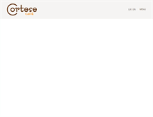 Tablet Screenshot of cortesecaffe.com